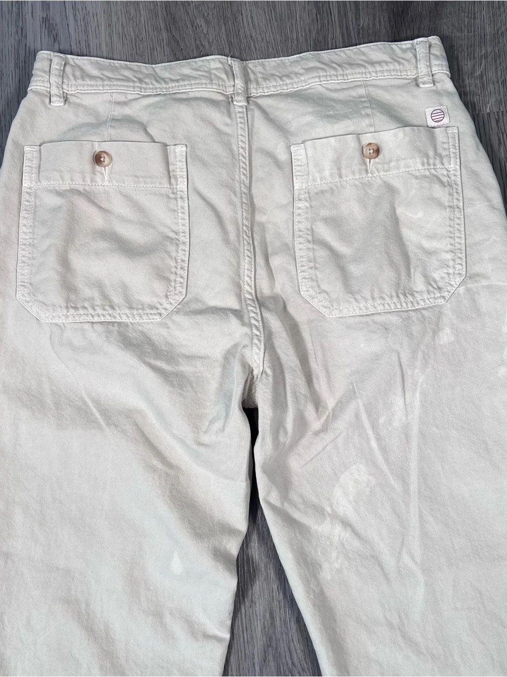 MARINE LAYER Men’s Archive Linen Field Natural Pants $128 Sz 30x30 Cream AS IS